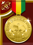 10年賞メダル