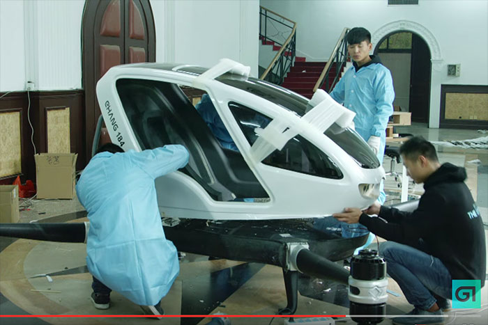 チャイナ驚異のメカニズム。空飛ぶ「ドローンタクシー」開発に着手！