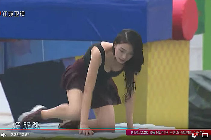 ドキッ! 女だらけの中国版『SASUKE』がオリジナル完全無視でエロいい感じ