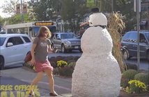 From YouTube（The Scary Snowman）