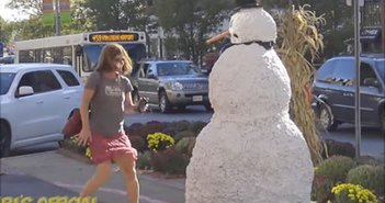 From YouTube（The Scary Snowman）