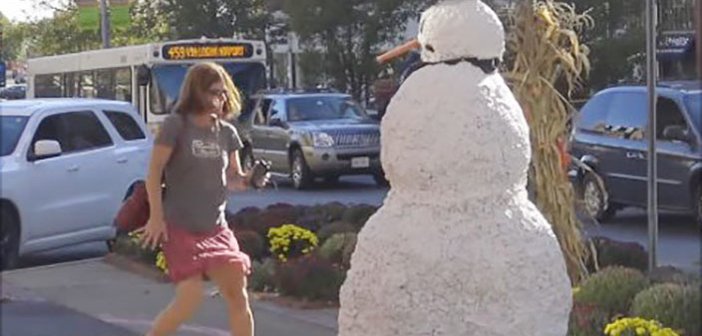 From YouTube（The Scary Snowman）