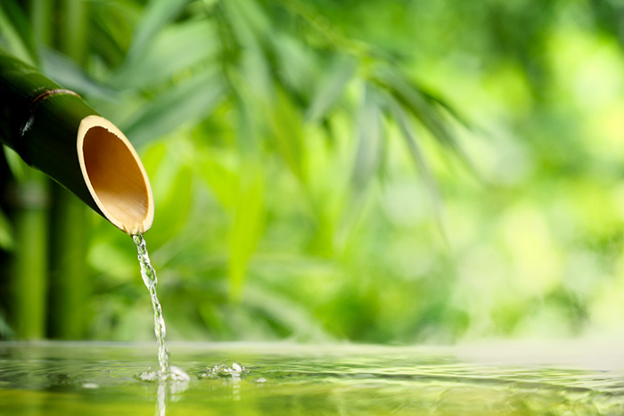 洗い物をサボっていたキッチンで、遂にあの「ししおどし」が完成！