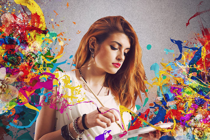 まるで宇宙。インクを水槽に垂らすアート作品が神秘的でじっと見ちゃう（動画あり）