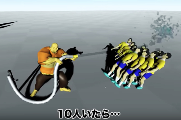 「消防車の放水」で人は空を飛べるのか？物理シミュレーションしてみた