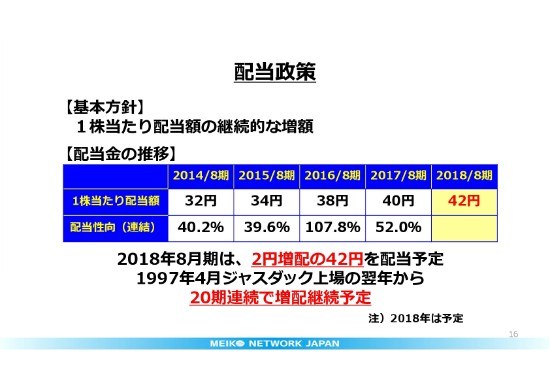 明光ネットワークジャパン、上期は減収減益　20期連続の増配を予定