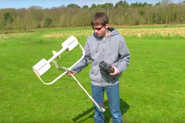 こんな形で空を飛ぶ…!? 「マグヌス効果」を使ったラジコンに思わず三度見！