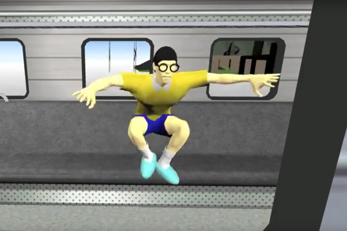 誰もが一度は疑問に思った「電車の中でジャンプすると…」を物理エンジンで徹底検証