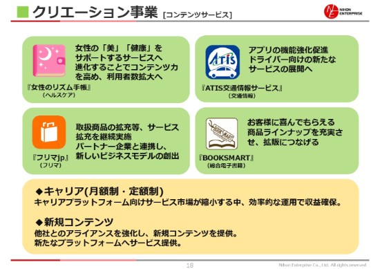 日本エンタープライズ、18年は不調の2事業譲渡で収益性改善　福島子会社は県公募事業に採択