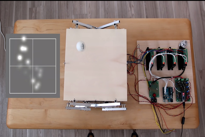 なぜか目が離せない…！ ピンポン玉を跳ねさせ続けるだけのロボットが見てて楽しい♪