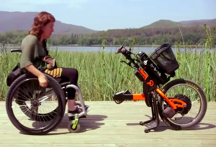 超簡単♪楽に車椅子と電動車椅子の両方に切り替えできる画期的な1台が登場