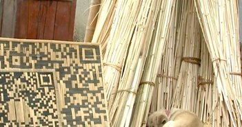 竹細工で「QRコード」を作る65歳の中国の竹織り職人の神業が凄すぎる！
