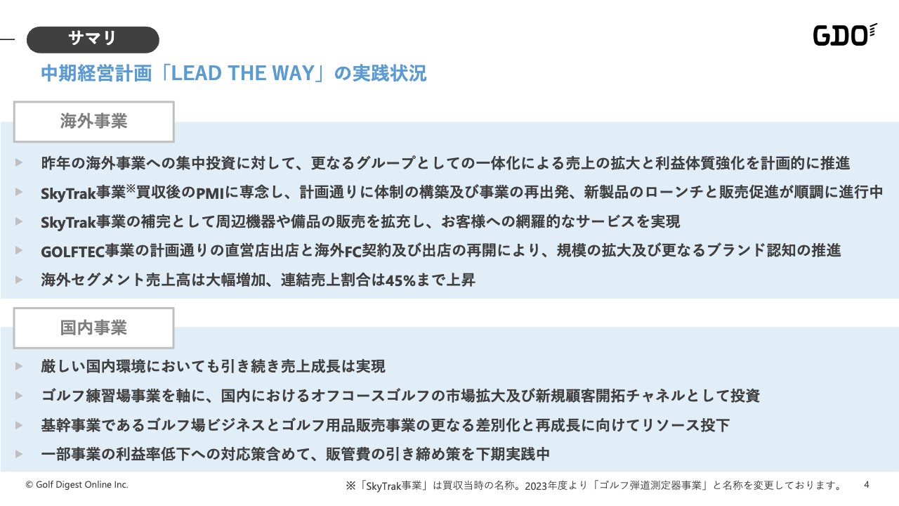 【QAあり】GDO、ゴルフ弾道測定器事業の本格始動により海外セグメントが大きく成⻑　損益の季節性も変化
