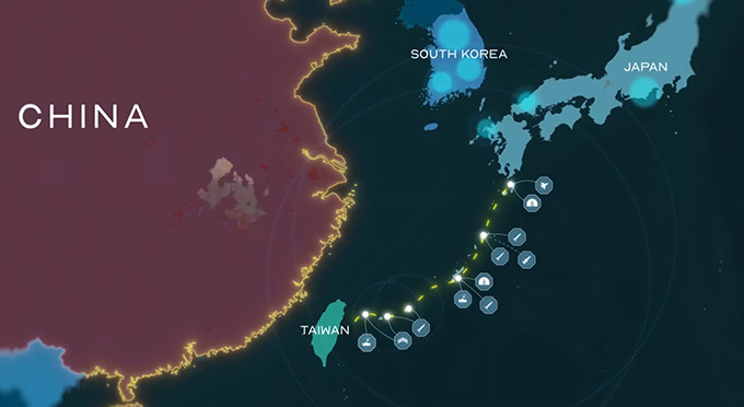 南西諸島における自衛隊の基地群