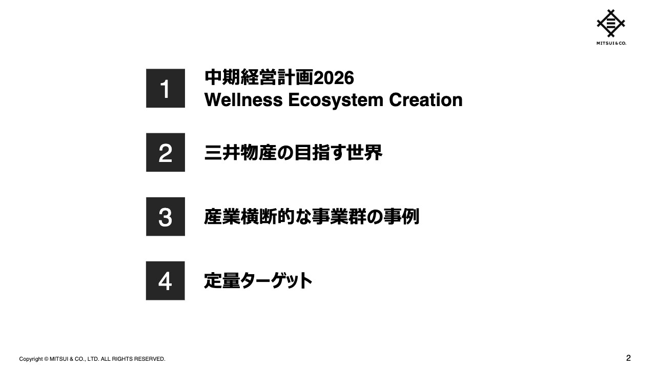 【QAあり】三井物産、4つの事業群を組み合わせ付加価値の高いエコシステムを形成　収益力強化、成長事業の取り込みにより更なる成長へ