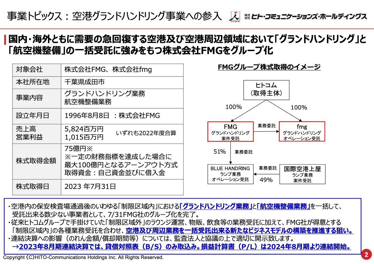 ヒト・コミュニケーションズHD、空港グランドハンドリング事業へ参入　既存事業回復や拡大でコロナ業務の縮減を払拭