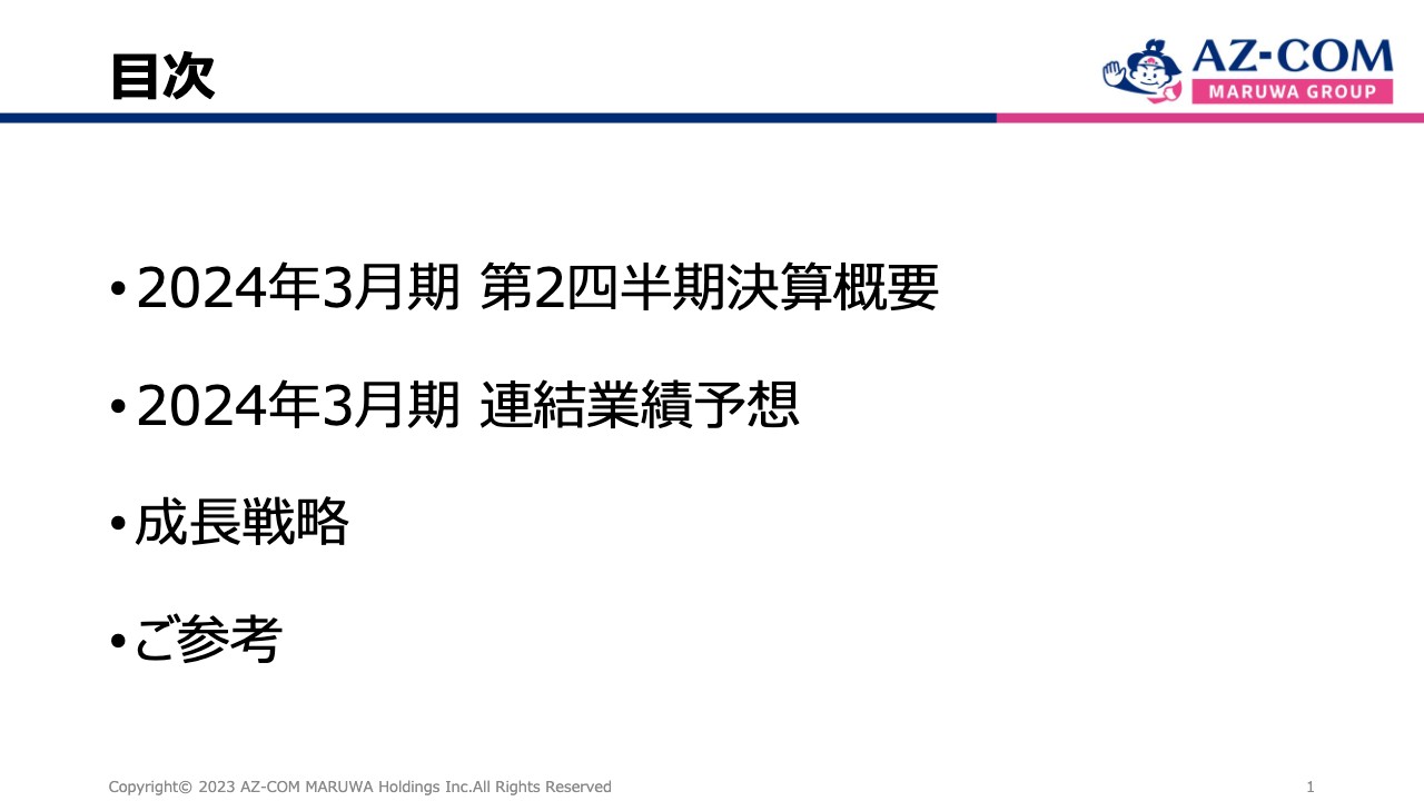 AZ-COM丸和HD、2Qの経常利益は前期比+41.5％　積極的な事業拡大に伴う増収効果や生産性改善が寄与し大幅増益