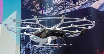 Frankfurt,,Germany,-,Sept,2019:,White,Volocopter,2x,Is,A