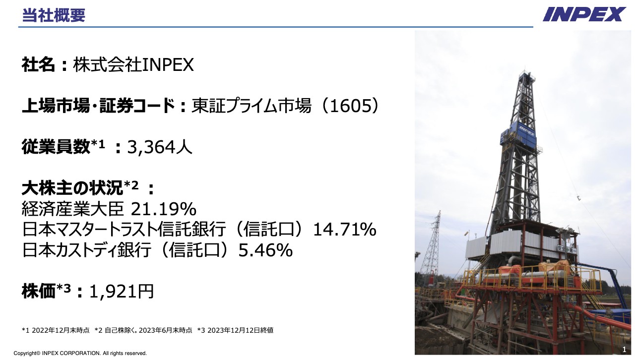 【QAあり】INPEX、石油・天然ガス開発中心にグローバルに事業を展開　総還元性向は57％程度・配当は数年間で約3倍に