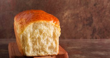 Homemade,Soft,,Fluffy,White,Bread,Loaf,,Japanese,Milk,Bread