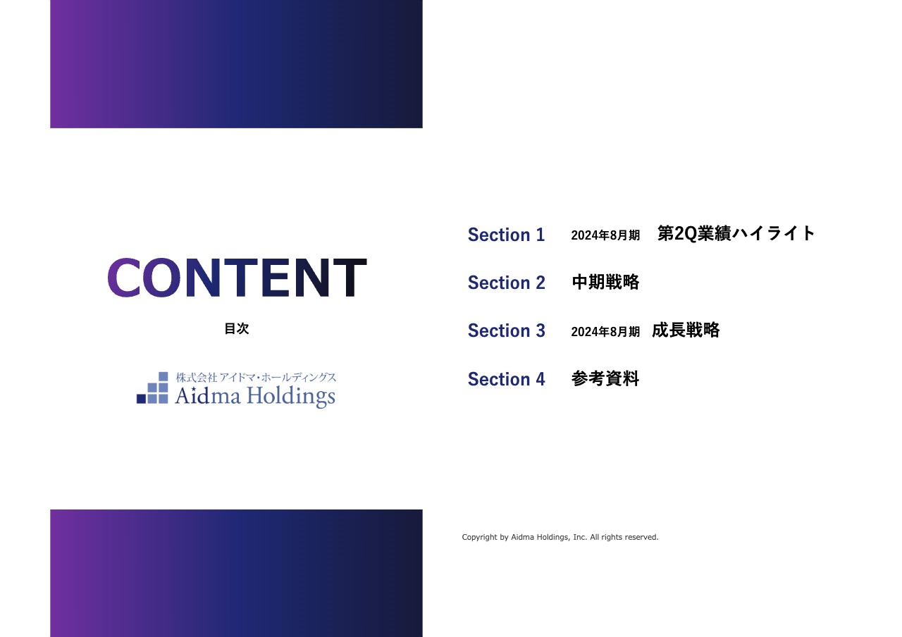 アイドマHD、商談数増加と受注率安定化の実現により、受注件数は営業支援・人材支援の両事業で順調に伸長