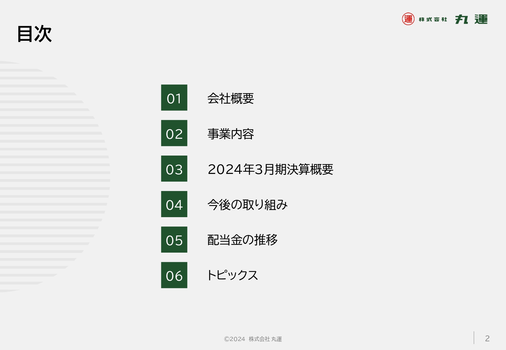 丸運、全般的な素材物流の低調等により減収も、運賃・料金の改定が進展し前期比+15.1%の増益