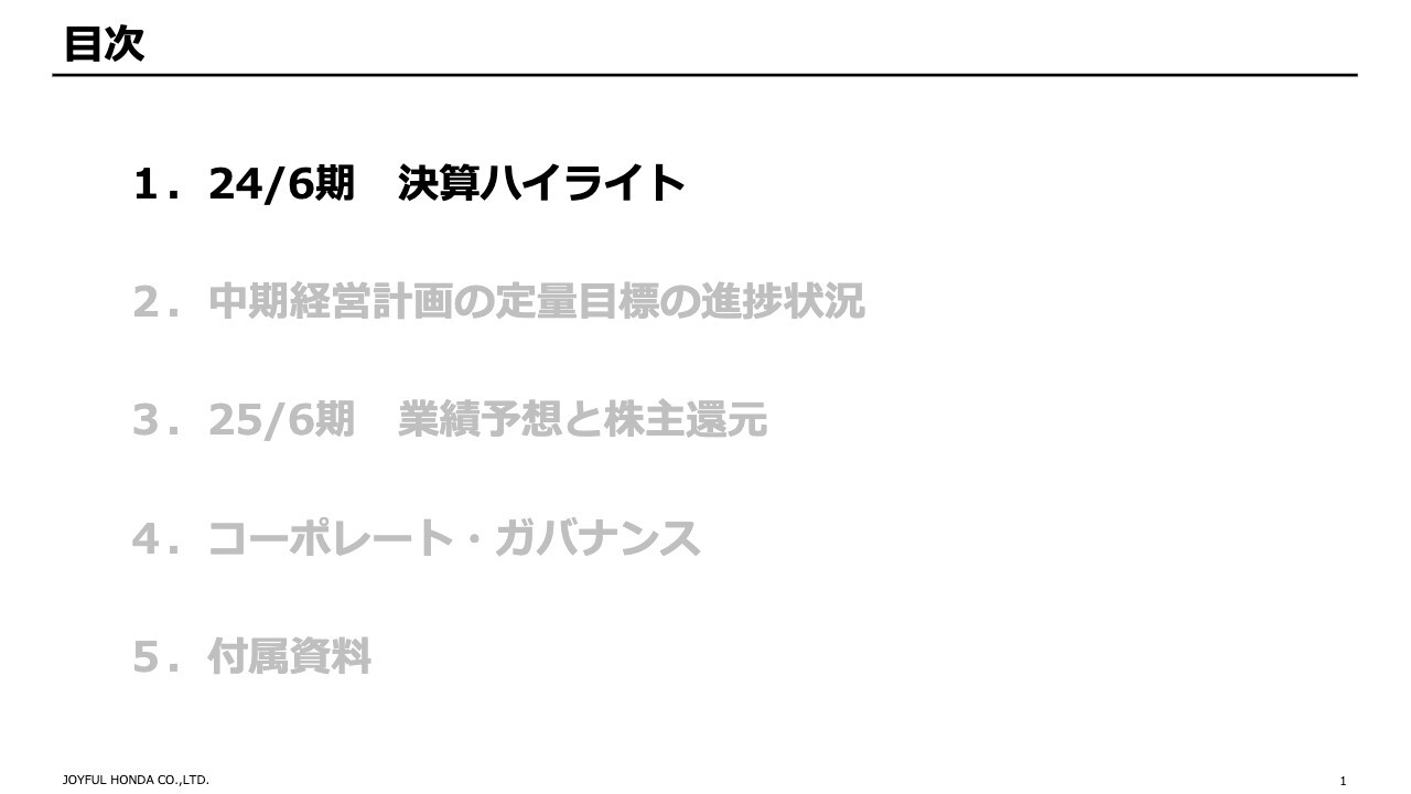ジョイフル本田、通期売上高は前期比102.9％で着地　ジョイホンパーク吉岡による1年間のフル稼働等が業績に寄与