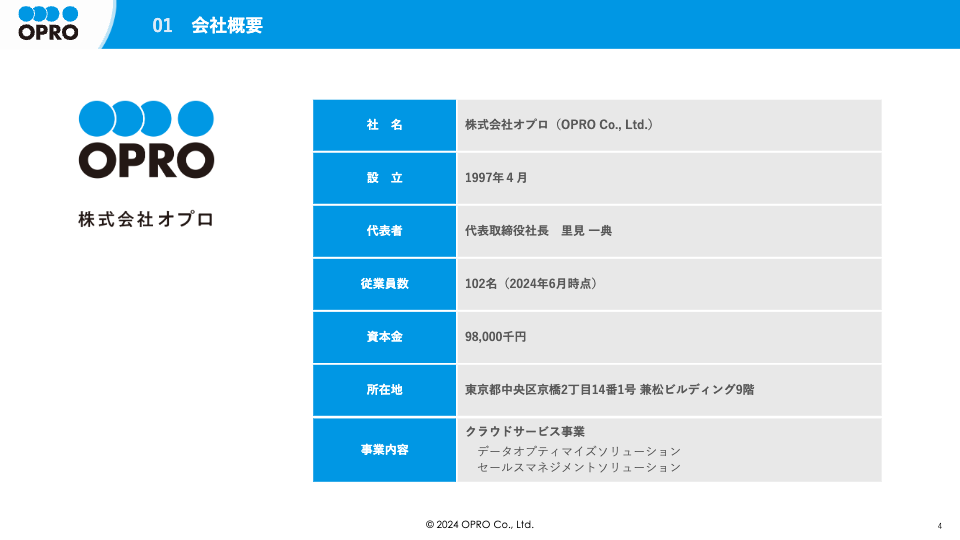 【IPO記者会見】株式会社オプロ（228A）　「エンタープライズ市場の開拓、収益基盤の多様化、人材投資で更なる成長を」