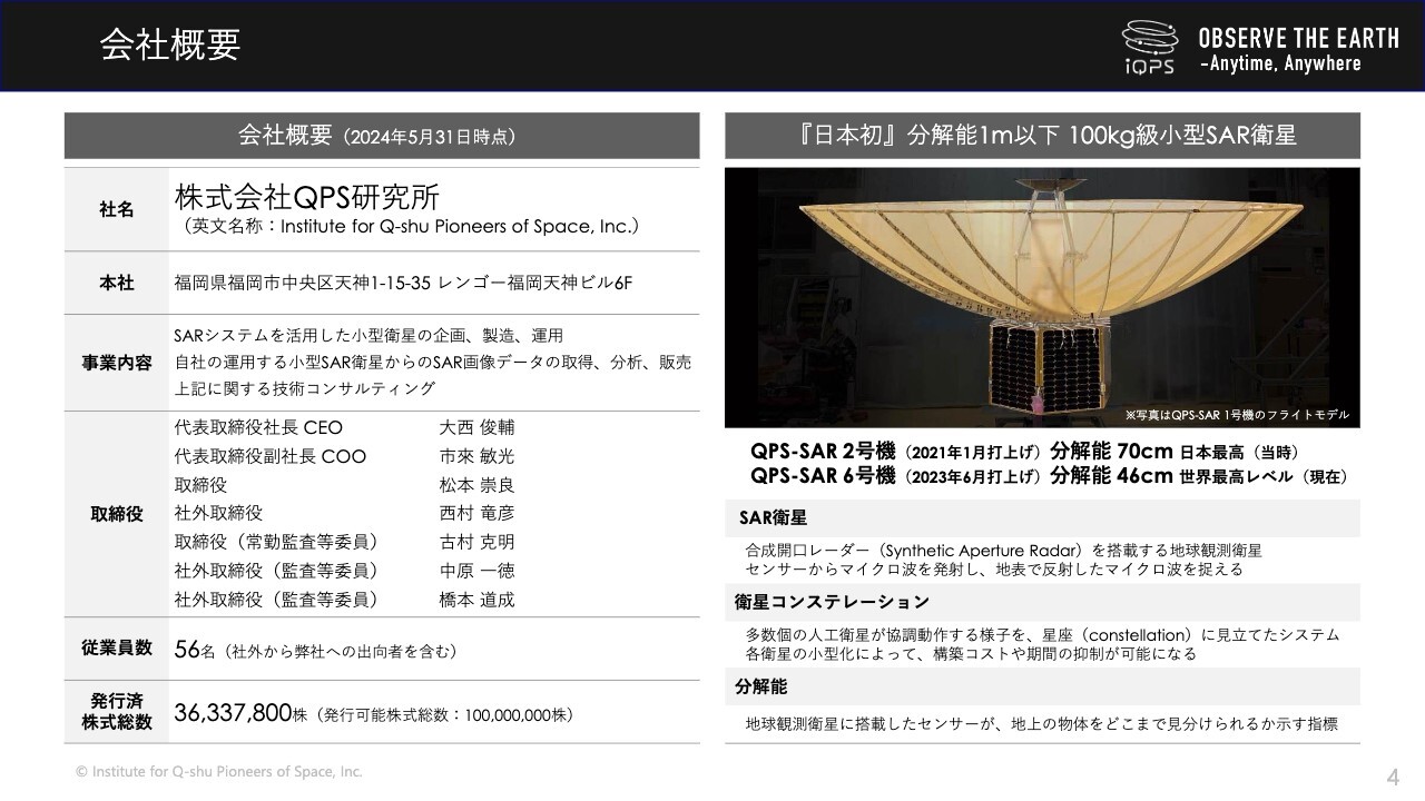 【QAあり】QPS研究所、黎明期にある宇宙産業　高い成長性を示すSAR衛星市場で宇宙開発に寄与