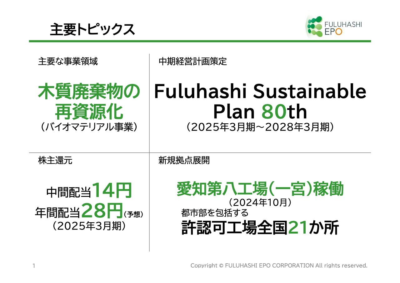 【QAあり】フルハシEPO、2Qはバイオマテリアル事業で増収増益、過去最高を達成　原料調達増・新規工場稼働が後押し