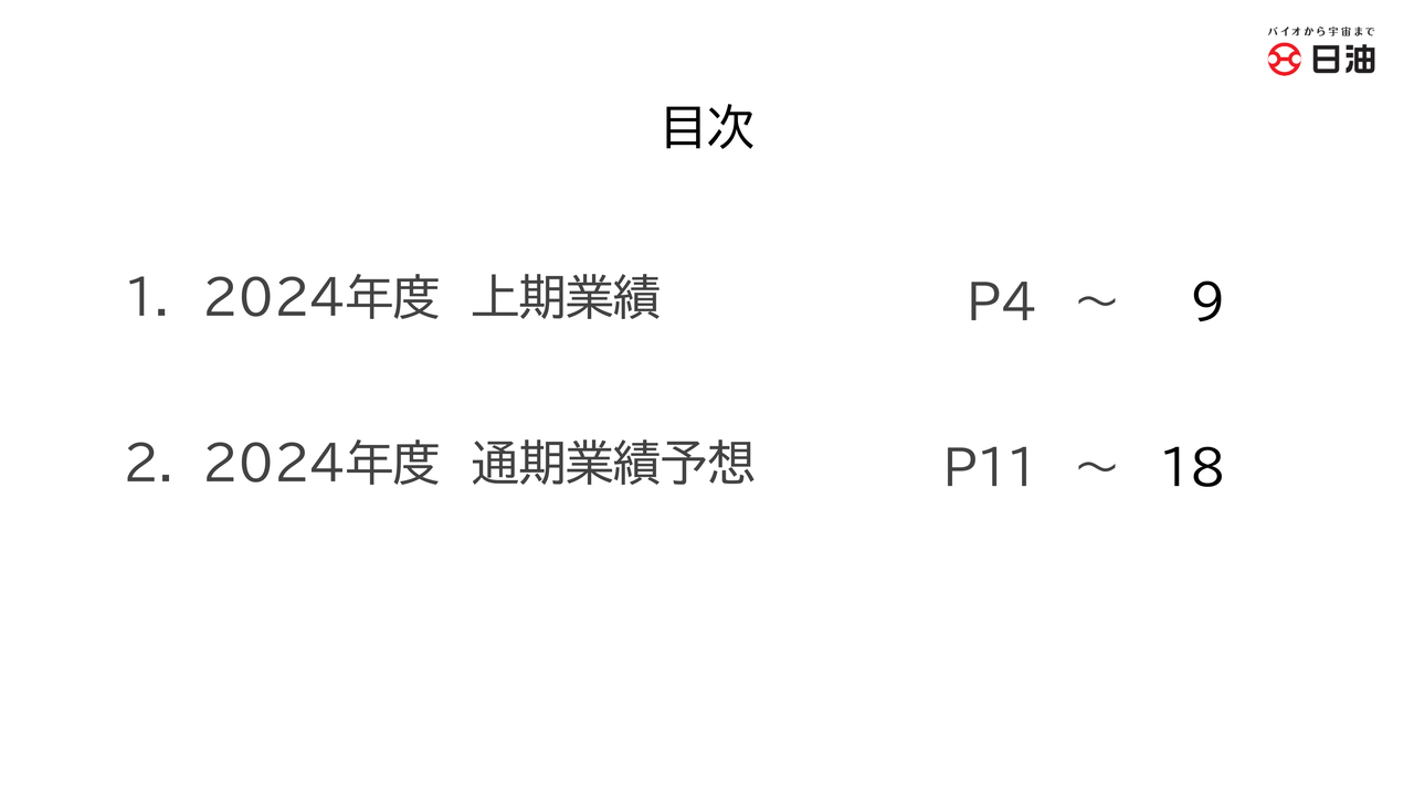 【QAリンクあり】日油、機能化学品事業が好調に推移し、売上高・営業利益・経常利益で上期の過去最高を更新　通期業績予想を上方修正