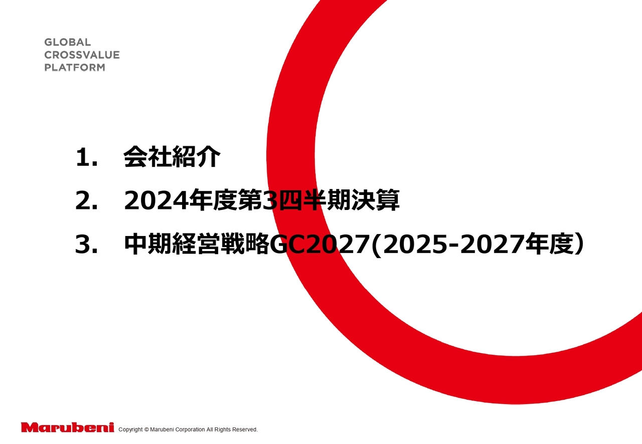 【QAあり】丸紅、中期経営戦略「GC2027」を策定　経営のギアチェンジを図り、2030年度までに時価総額10兆円超の達成を目指す