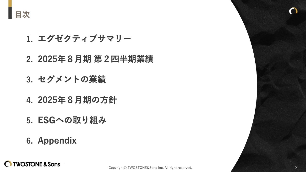 【QAあり】TWOSTONE&Sons、AI導入による業務効率化が順調　戦略的な投資が寄与し営業利益成長率はYonY6,000％超