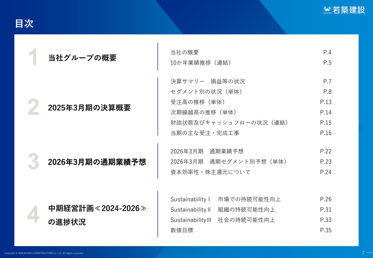 若築建設、堅調な民間需要を背景に民間受注が拡大、受注高は1,000億円超　26年3月期は良質案件の積極受注で増収増益へ