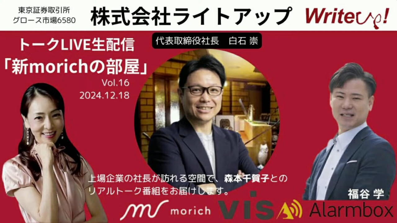 ライトアップ白石社長がAIで挑むのは、全国すべての中小企業の黒字化 年間1万社への支援を実現し、ムーブメントを起こす