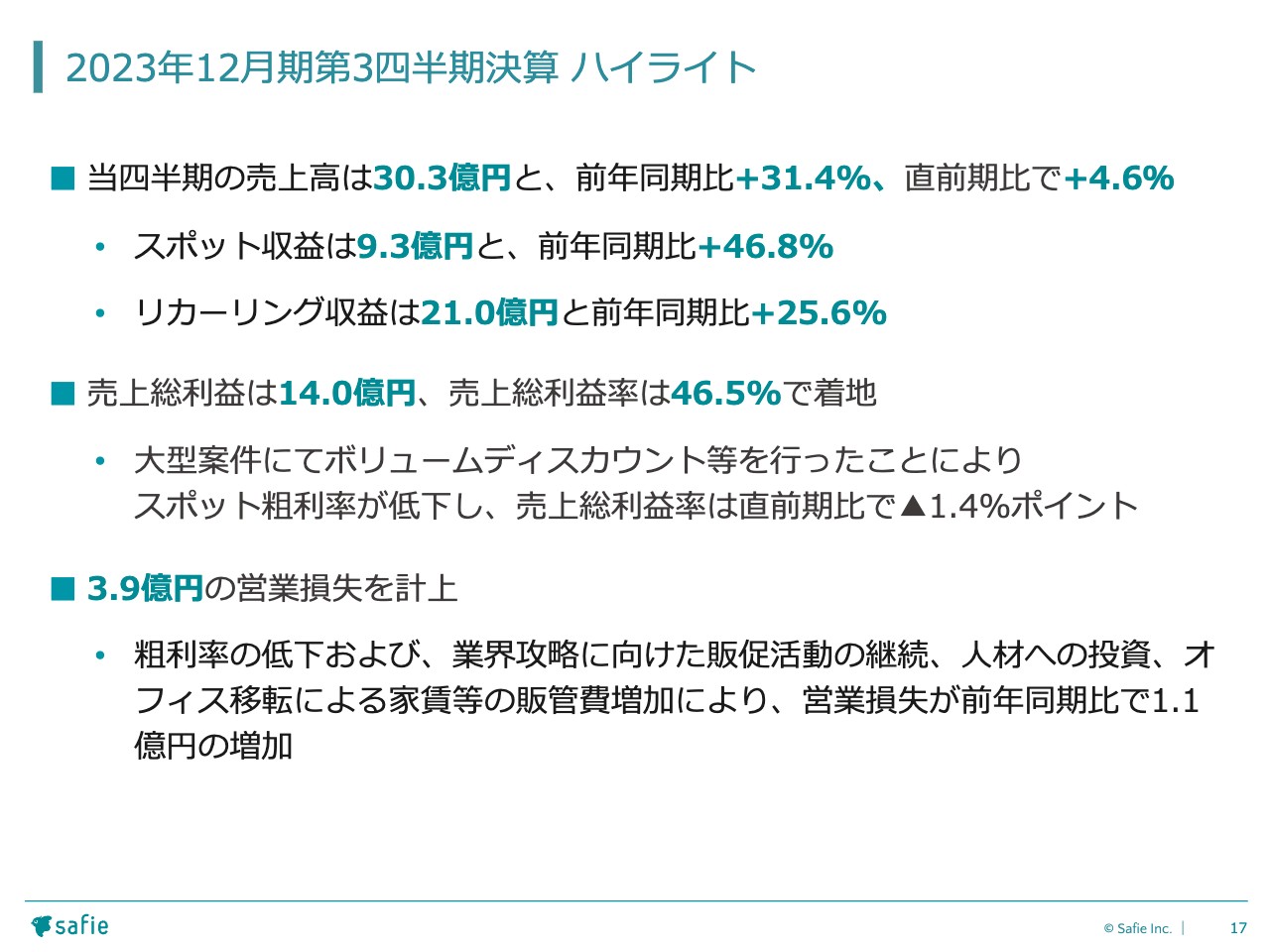 ログミーファイナンス 2023-11-17 15:00:01