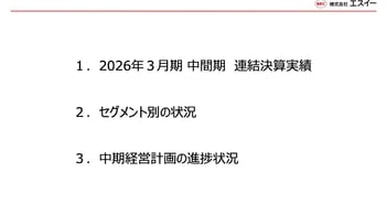 エスイー、工事進捗の影響でやや苦戦も公表予想値は変更無し　「未来に向けた種まき」継続で中長期成長を狙う