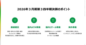 セブン銀行、主力の国内ATM事業が好調　特損計上も経常利益は上方修正し年間配当11円を維持