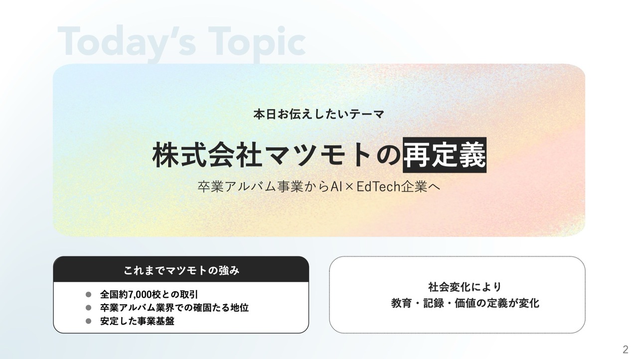 マツモト、90年の信頼を基盤にWeb3.0とAIで教育インフラへ進化　時価総額100億円企業を目標に事業を推進