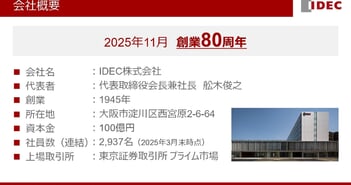 IDEC、不測の事態に「人の命を守る」製品を開発　安全装置「イネーブルスイッチ」はグローバルシェアNo.1を獲得