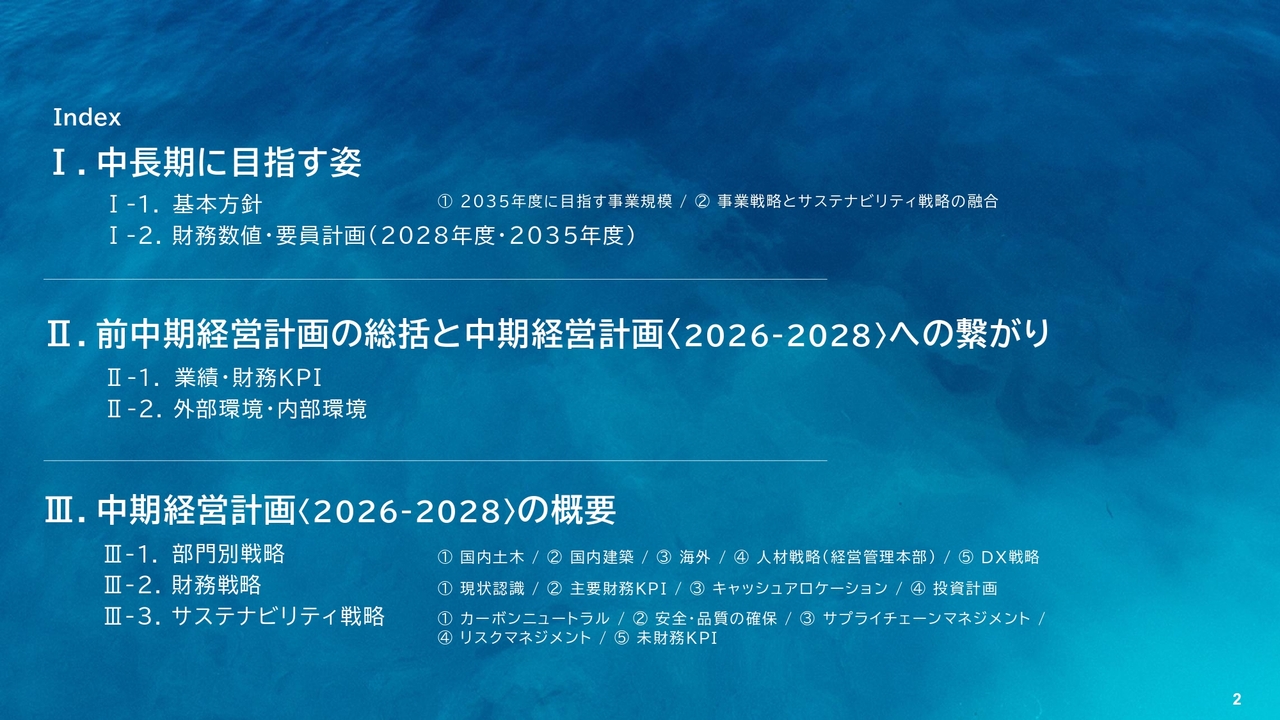 東亜建設工業、新中計発表、2035年度に売上高5,000億円を目指す　人材獲得と早期育成に注力し事業拡大を見込む