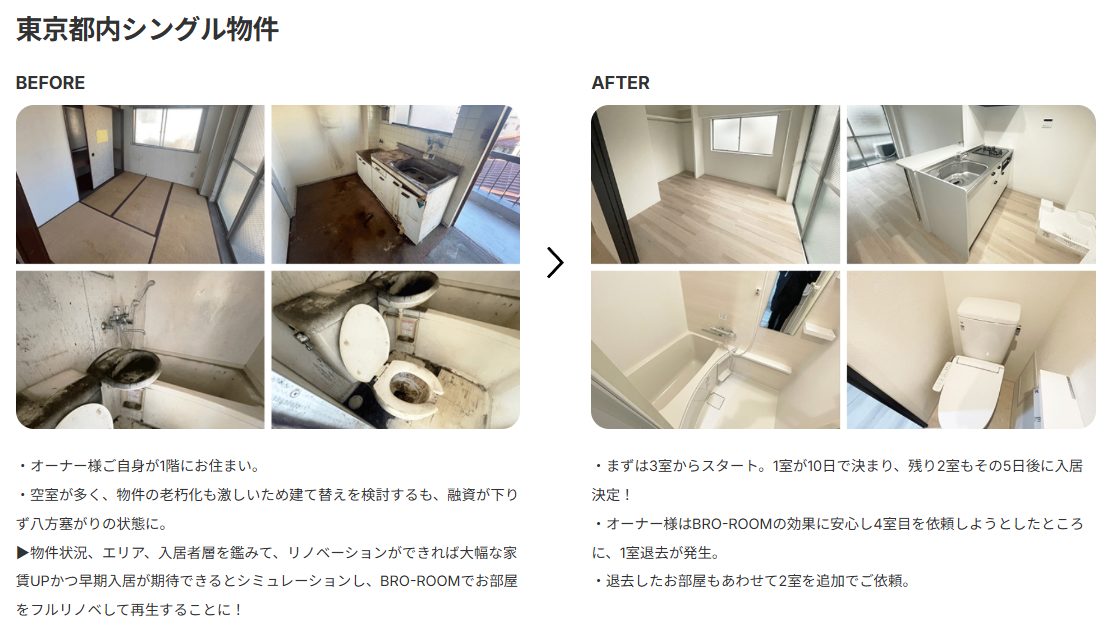「BRO-ROOM」の活用事例https://broad-e.co.jp/bro-room/より引用