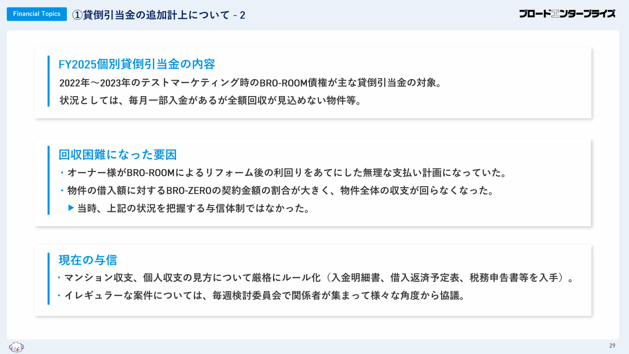 株式会社ブロードエンタープライズ　2025年12月期通期決算説明資料　P29