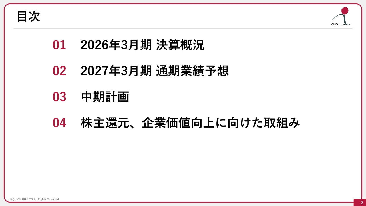 クイック、構造的人材不足を追い風に人材サービス売上が伸長　今期より人的資本、既存事業、新領域への投資を大幅強化