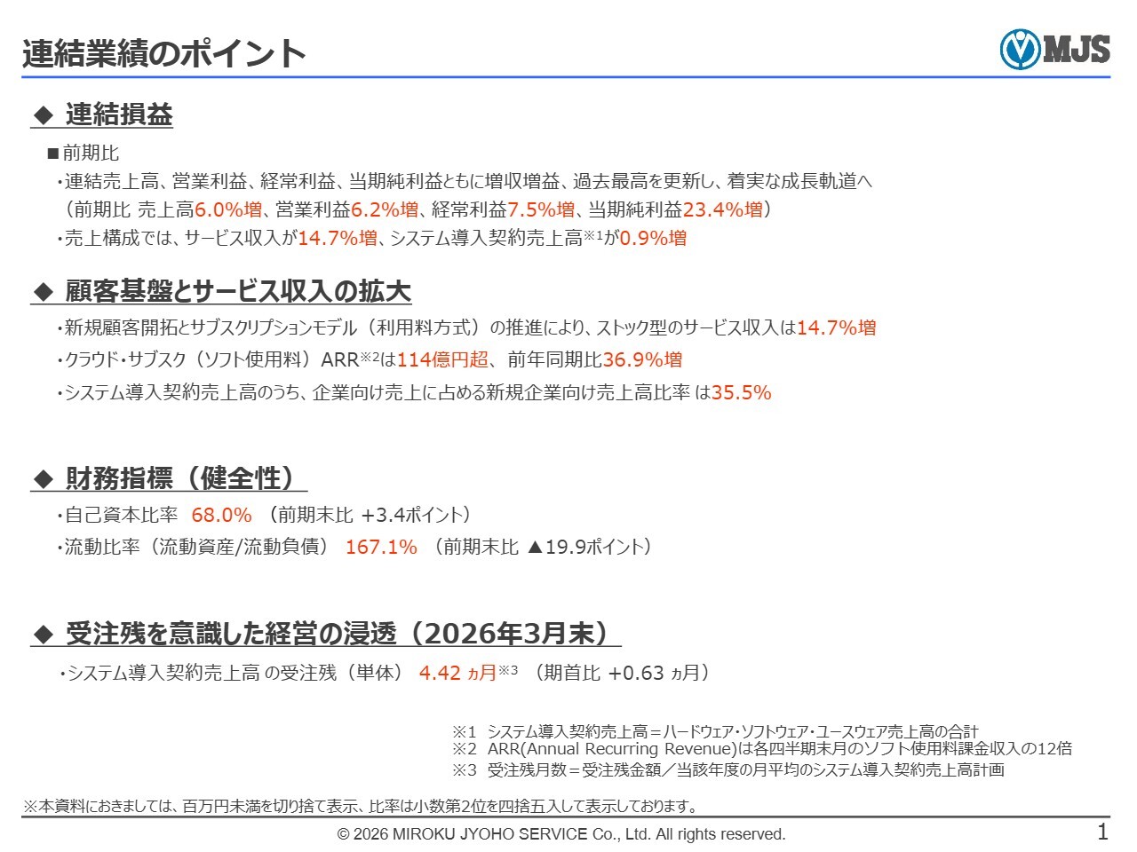 ミロク情報サービス、売上高・各利益が過去最高を更新　ERP好調とストック収益拡大が成長を牽引