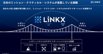 LiNKX上場会見、AIでレガシーシステムを可視化　日本企業の競争力向上を支援