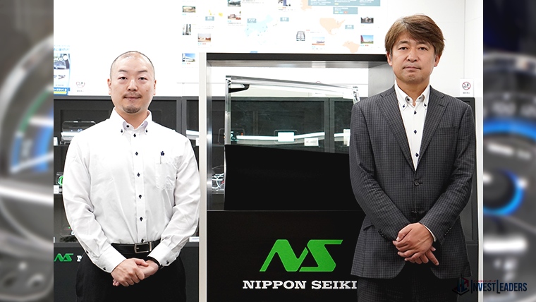 日本精機株式会社 コーポレート・コミュニケーション部 シニアマネージャー 小松原 圭司氏(右) 有木 康之氏(左)