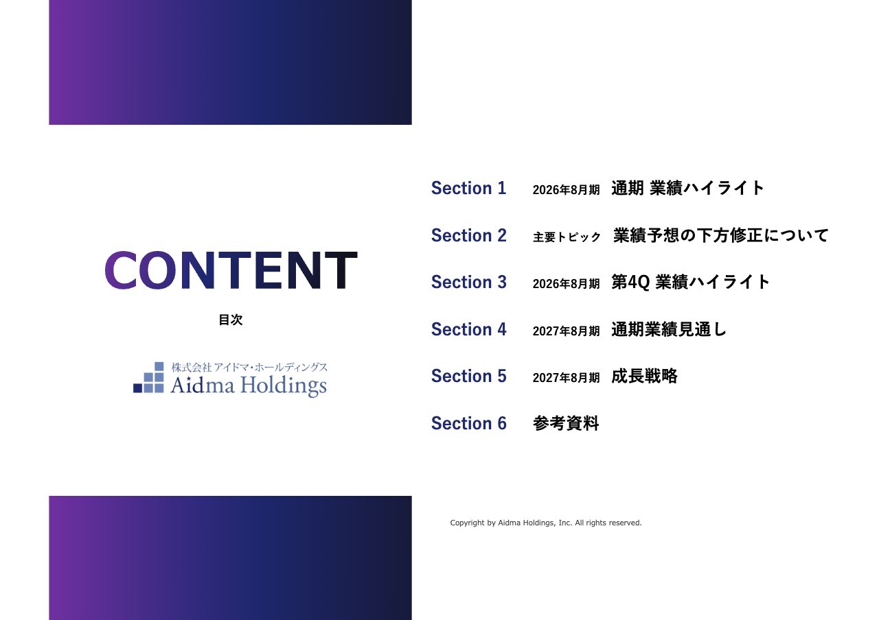 アイドマHD、4Q営業利益は前四半期比85.8％増　受注管理厳格化で再成長へ