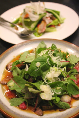 和牛のたたき 鯛と野菜のカルパッチョ 画像