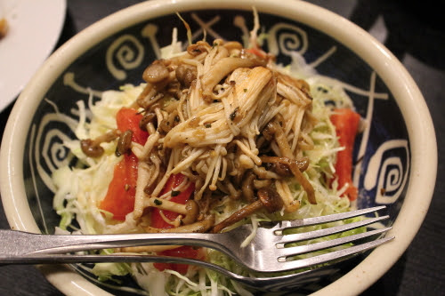 きのこサラダ 画像